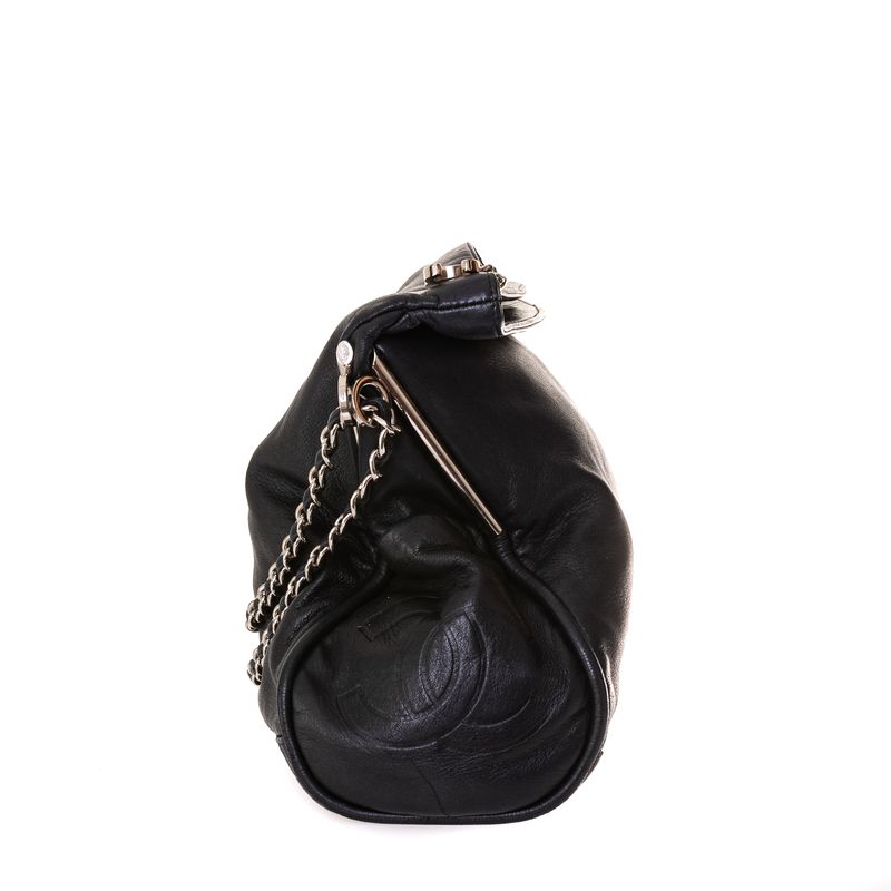 Bolsa-Chanel-Couro-Preto