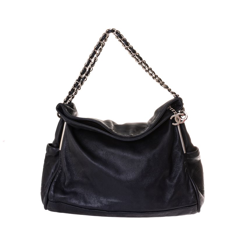 Bolsa-Chanel-Couro-Preto