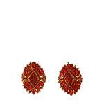 Brinco-de-Pressao-Vintage-Strass-Vermelho