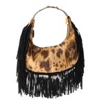 Bolsa-Valentino-Vintage-Franjas-e-Couro-com-Pelos