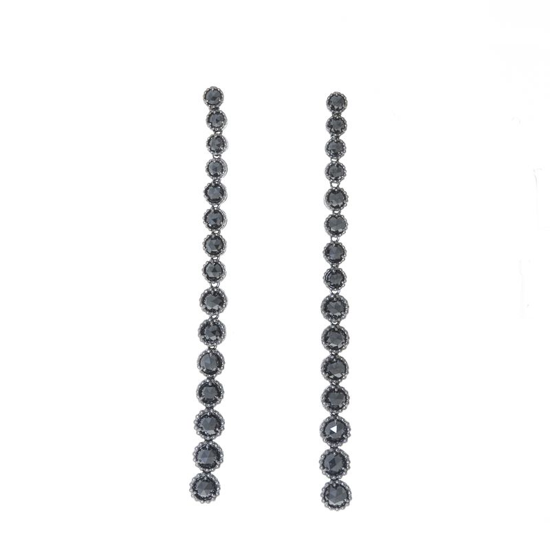 Brinco-Carla-Ouro-Negro-e-Brilhantes-Negros
