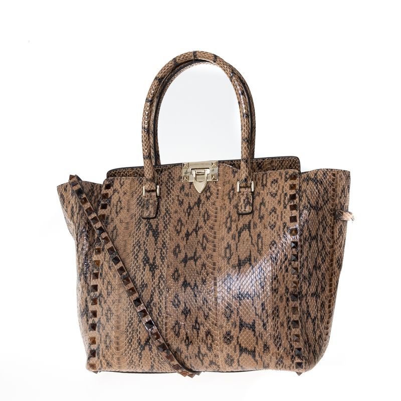 Bolsa-Valentino-Rockstud-Python