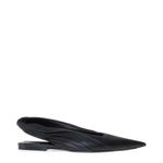 Sapatilha-Balenciaga-Slingback-Couro-Preto-Bico-Fino