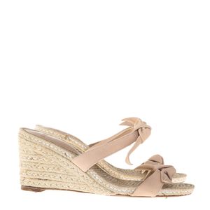 Sandália Anabela Alexandre Birman Camurça Sisal