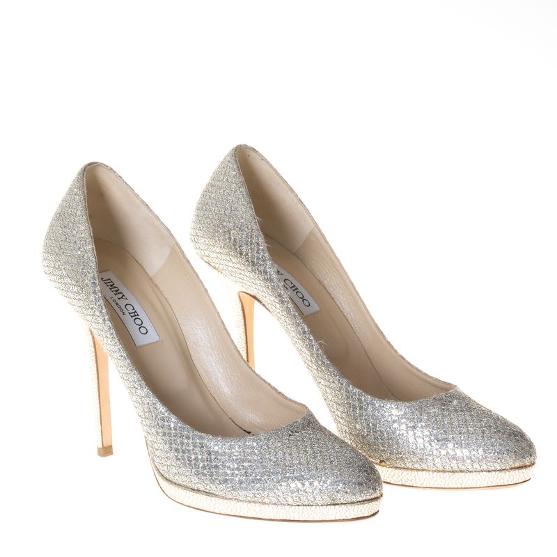 Sapato-de-Salto-Jimmy-Choo-Prateado