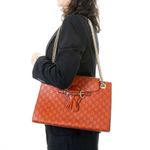 Bolsa-Gucci-Signature-Emily-Couro-Laranja