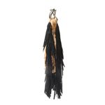 Bolsa-Valentino-Vintage-Franjas-e-Couro-com-Pelos