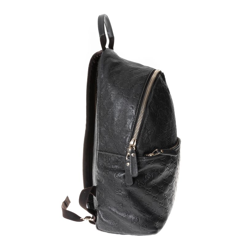 Mochila-Gucci-Couro-Marrom-GG-Supreme
