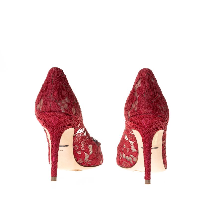 Scarpin-Dolce---Gabbana-Renda-Vermelho
