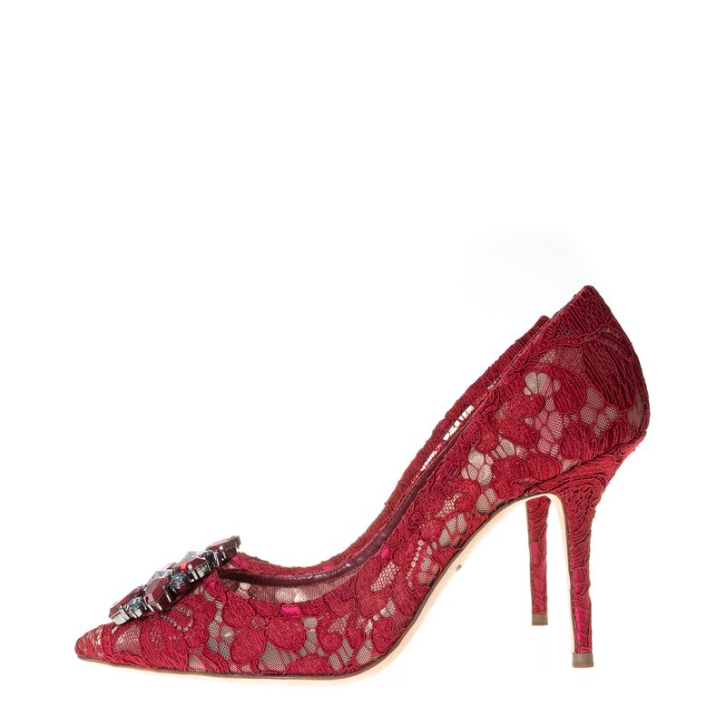 Scarpin-Dolce---Gabbana-Renda-Vermelho