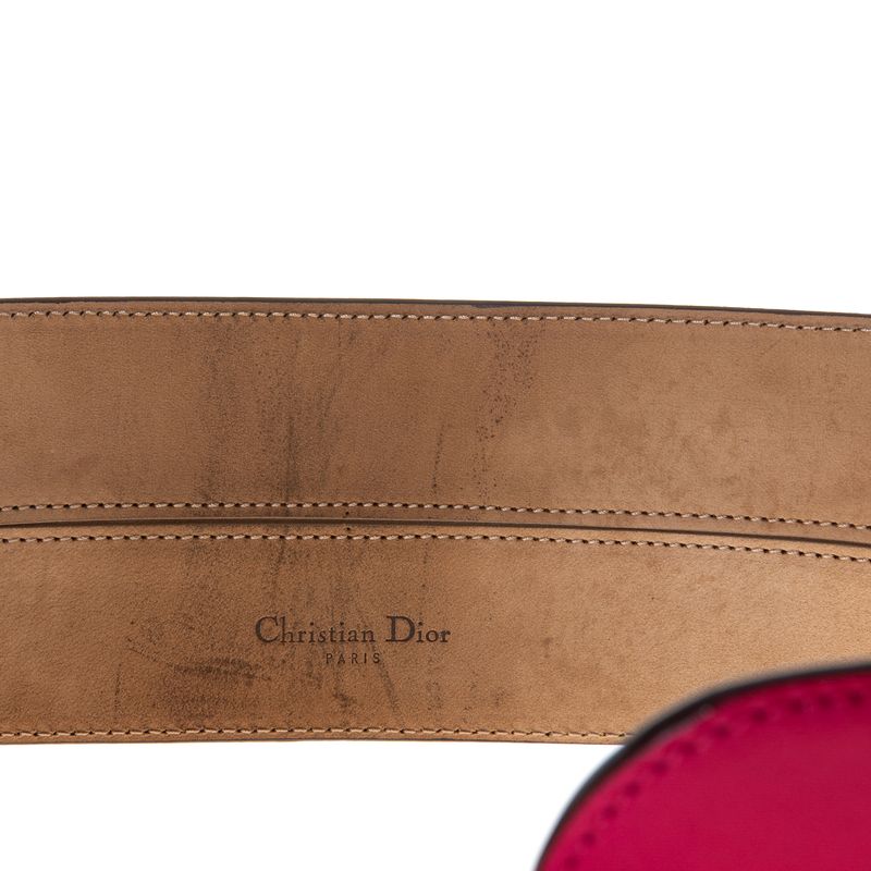 Cinto-Largo-Christian-Dior-Bar-Couro-Rosa