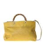 Bolsa-Gucci-Bamboo-Shopper-Tote-Couro-Verde
