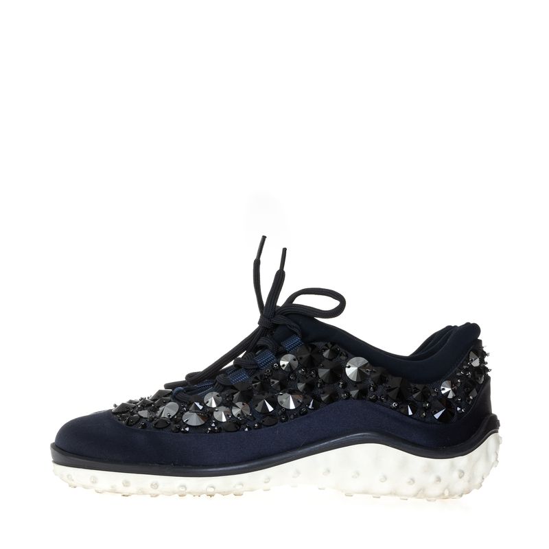 Tenis-Miu-Miu-Azul-Marinho-Pedraria