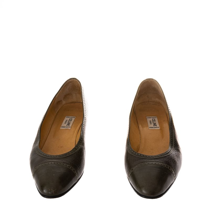Sapato-Vintage-Celine-Marrom