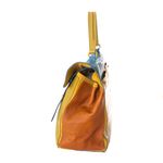 Bolsa-Yves-Saint-Laurent-couro-e-Camurca-Tricolor