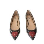 Sapatilha-Valentino-Rockstud-Bico-Fino-Couro-Preto-Coracao