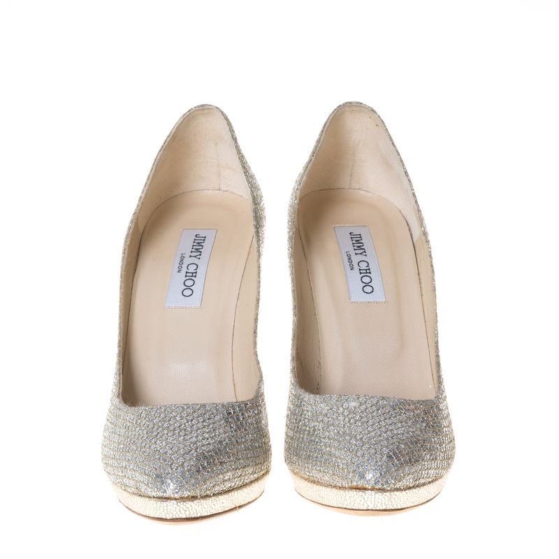 Sapato-de-Salto-Jimmy-Choo-Prateado