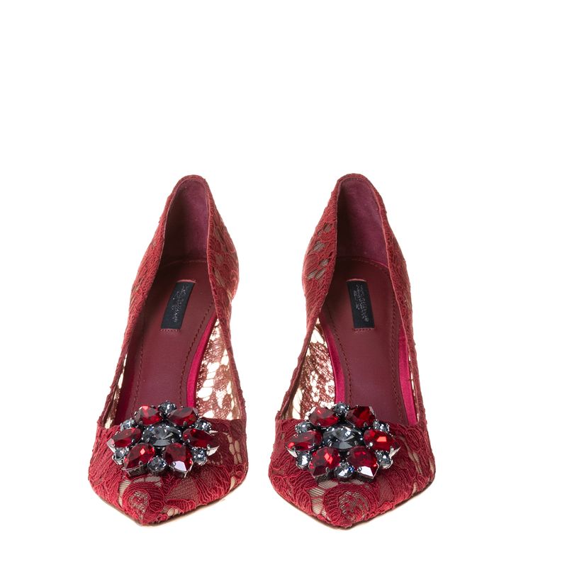Scarpin-Dolce---Gabbana-Renda-Vermelho