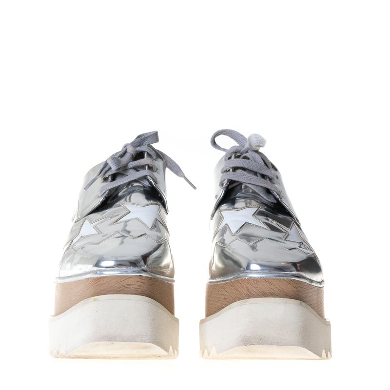 Tenis-Plataforma-Stella-McCartney-Elyse-Prateado-com-Estrelas