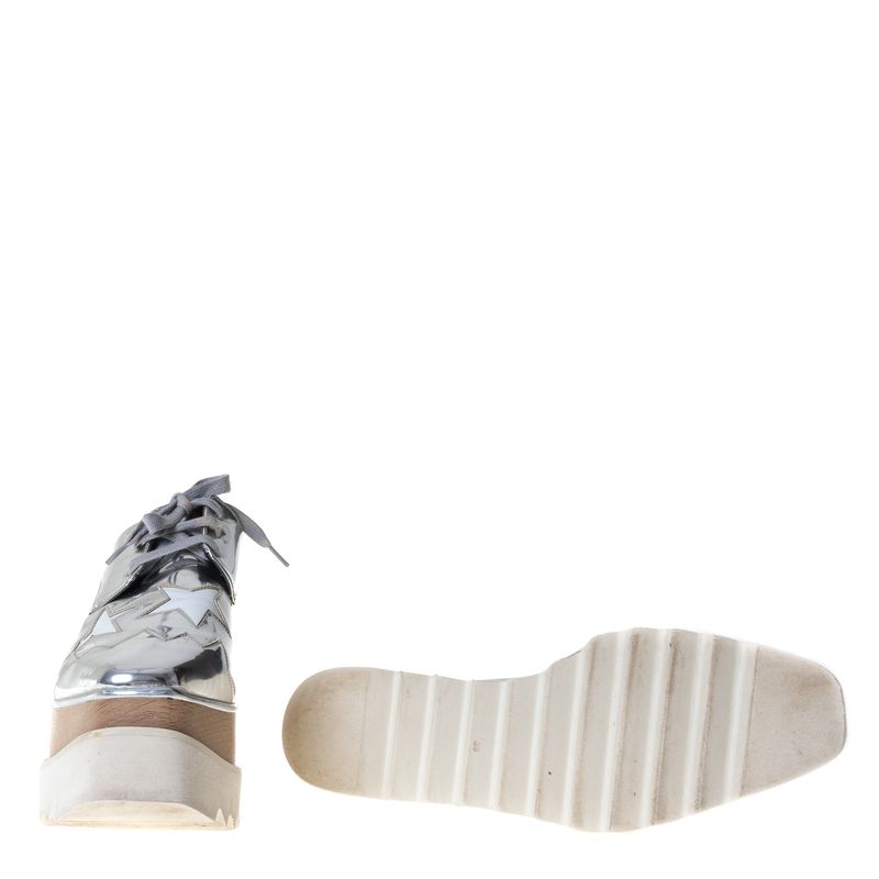 Tenis-Plataforma-Stella-McCartney-Elyse-Prateado-com-Estrelas