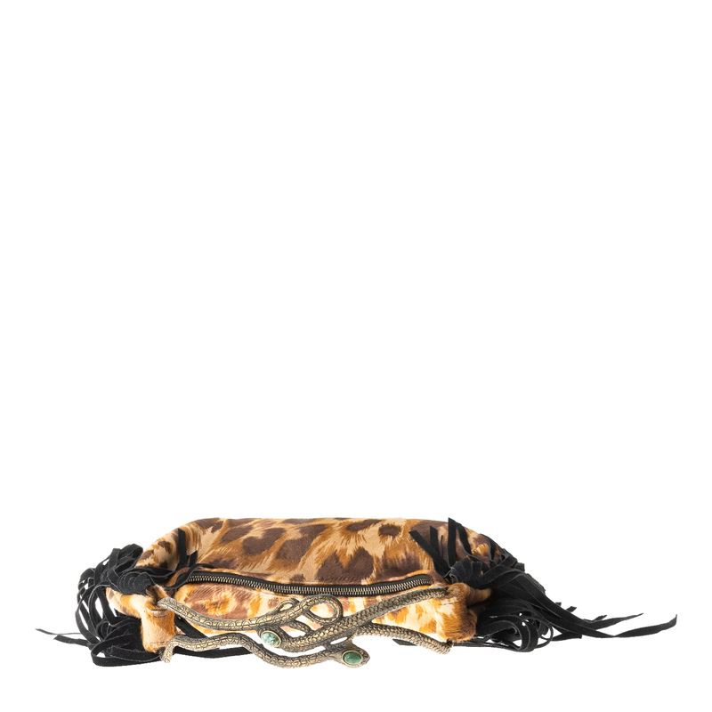 Bolsa-Valentino-Vintage-Franjas-e-Couro-com-Pelos