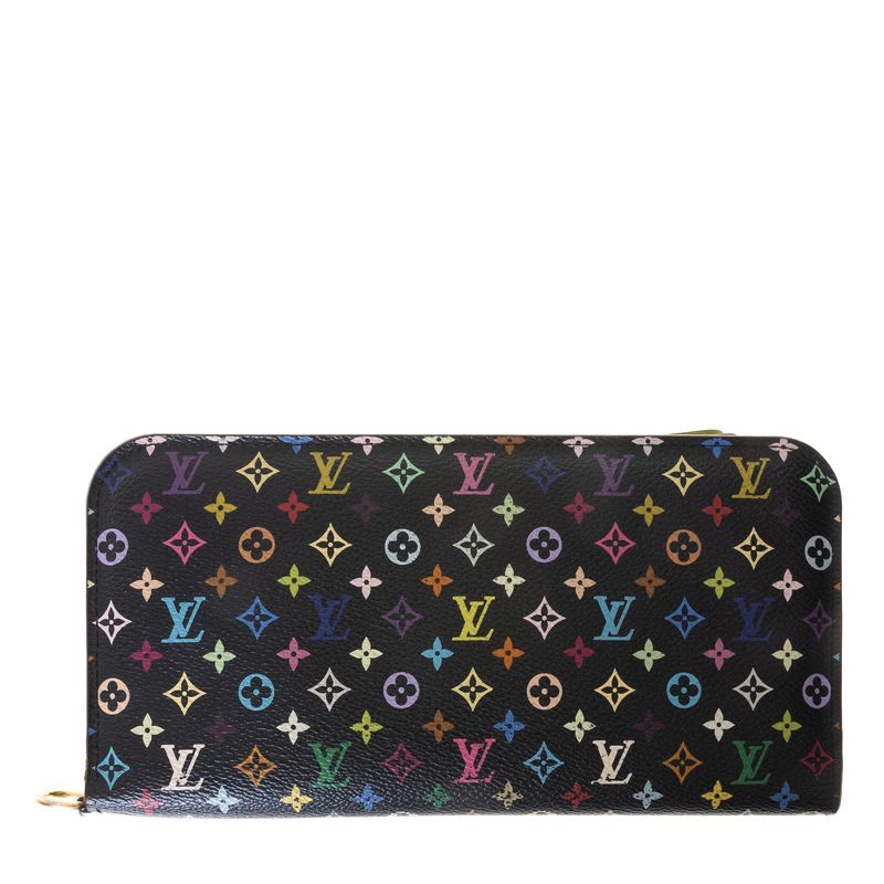 Carteira-Louis-Vuitton-Monograma-Multicolor-Preto