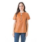 Blusa-Givenchy-Couro-Caramelo-e-Ziper