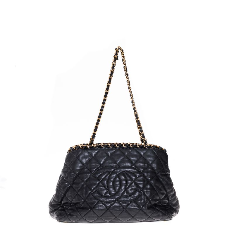 Bolsa-Chanel-Couro-Preto