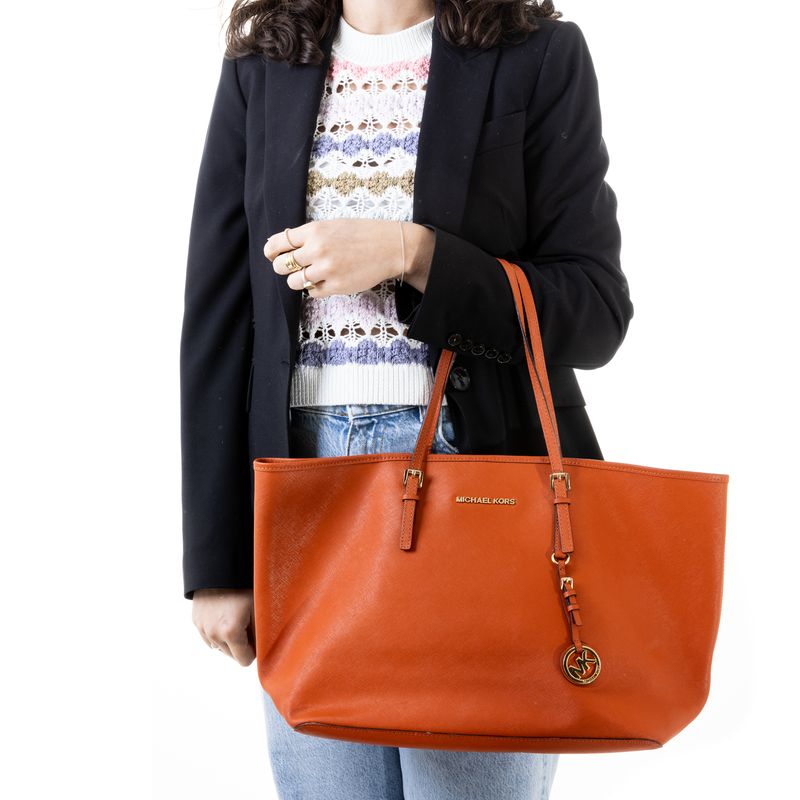Bolsa-Michael-Kors-Jet-Set-Tote-Laranja
