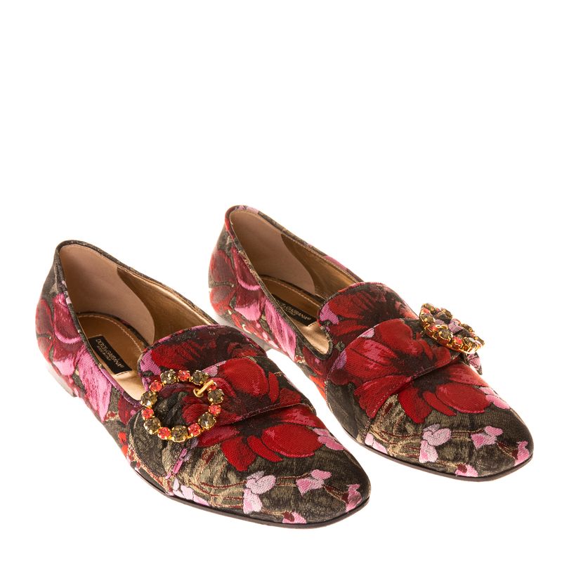 Mocassim-Dolce---Gabbana-Jacquard-Estampa-Floral