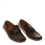 Mocassim-Salvatore-Ferragamo-Couro-Marrom