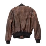 Jaqueta-de-Couro-Gucci-Marrom