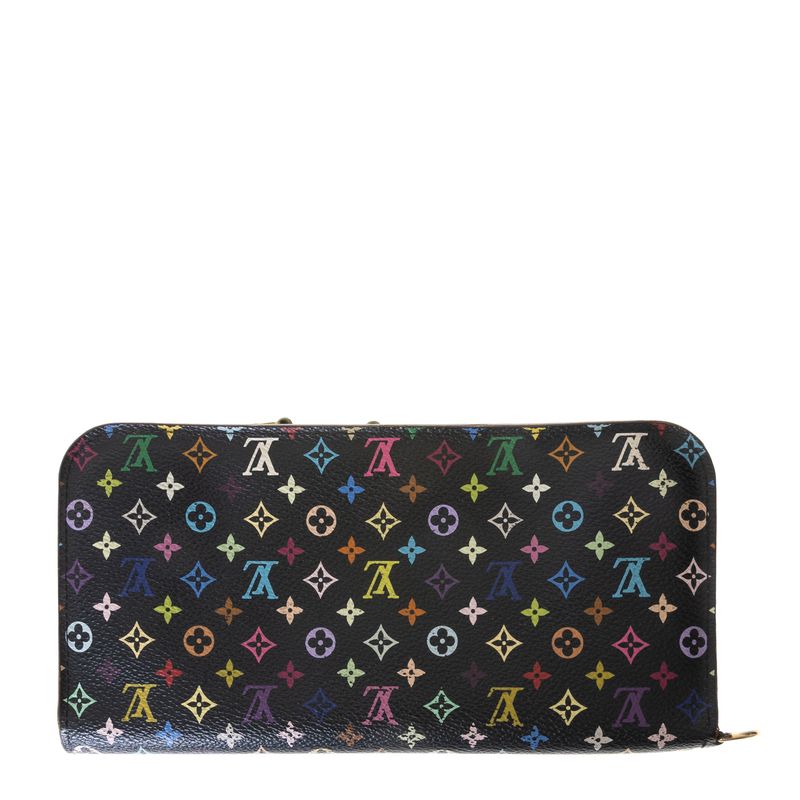 Carteira-Louis-Vuitton-Monograma-Multicolor-Preto