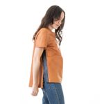 Blusa-Givenchy-Couro-Caramelo-e-Ziper