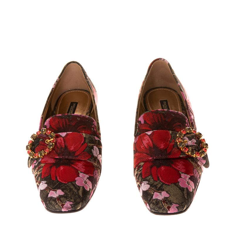 Mocassim-Dolce---Gabbana-Jacquard-Estampa-Floral