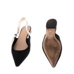 Slingback-Christian-Dior-J-adiore-Tecido-Preto-Sem-Salto