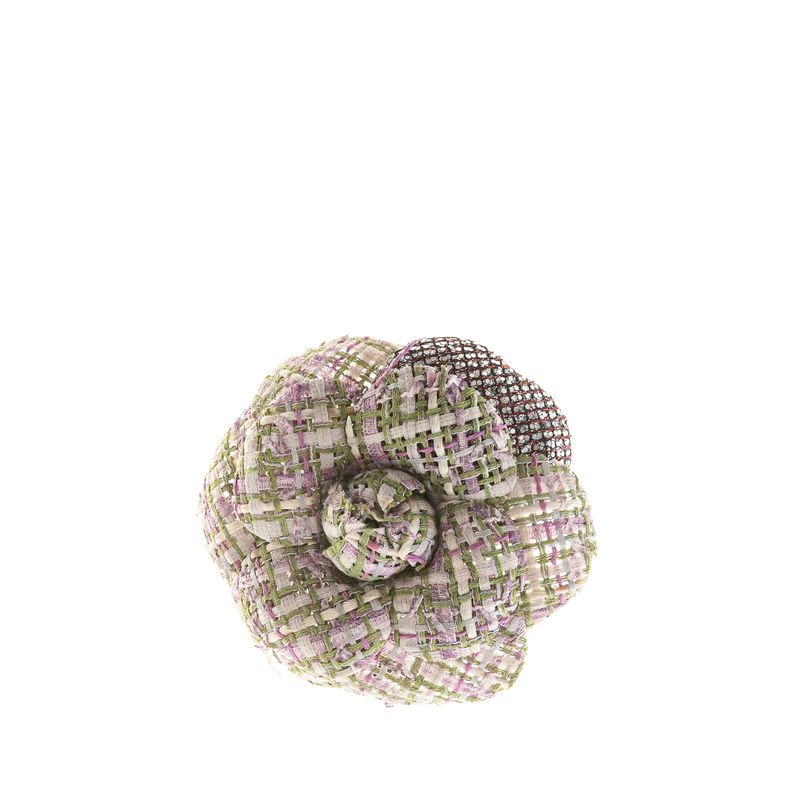 Broche-Chanel-Camelia-Rosa-e-Verde