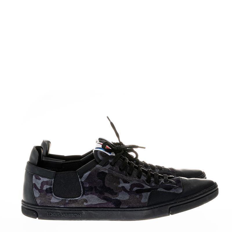 Tenis-Louis-Vuitton-Camuflado-Preto
