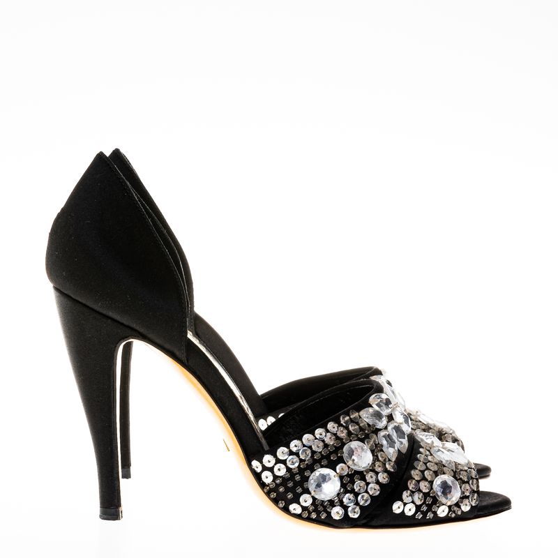 Sandalia-Emporio-Armani-Cetim-Preto-e-Pedrarias