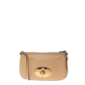 Bolsa Coach Couro Bege