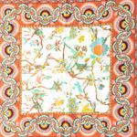 Lenco-Christian-Lacroix-Estampado-Coral-e-Creme