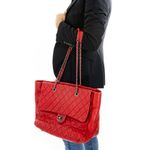 Bolsa-Chanel-Couro-Vermelho