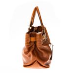Bolsa-Salvatore-Ferragamo-Couro-Caramelo