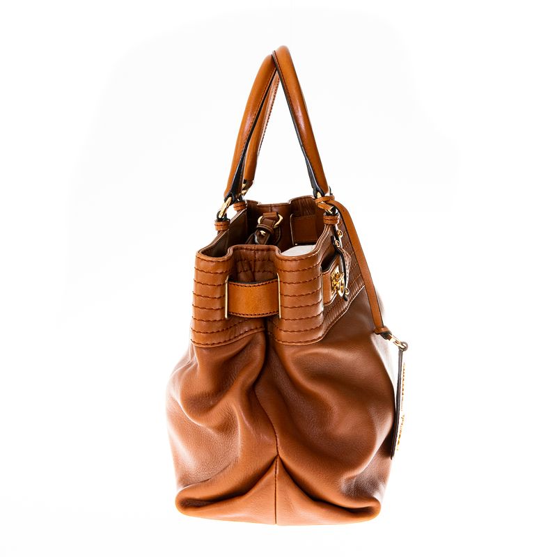 Bolsa-Salvatore-Ferragamo-Couro-Caramelo