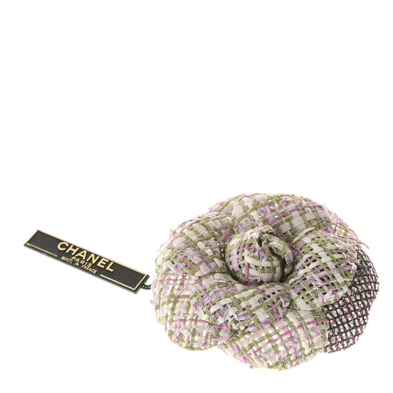 Broche-Chanel-Camelia-Rosa-e-Verde