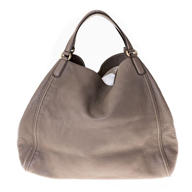 Bolsa-Gucci-Soho-de-Ombro-Cinza