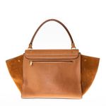 Bolsa-Celine-Trapeze-Caramelo-Couro-e-Camurca