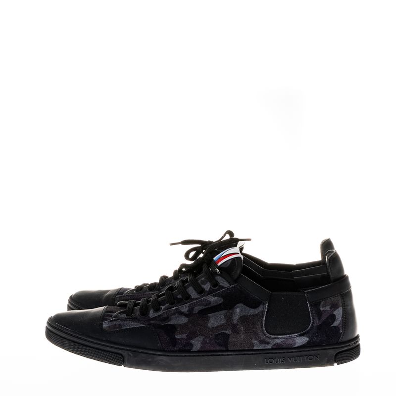 Tenis-Louis-Vuitton-Camuflado-Preto
