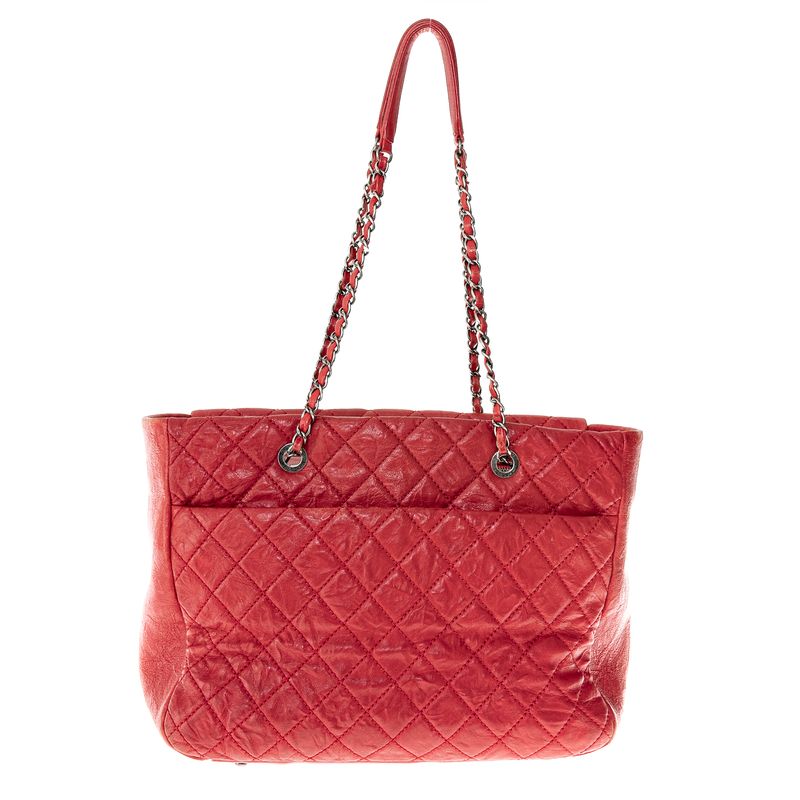 Bolsa-Chanel-Couro-Vermelho