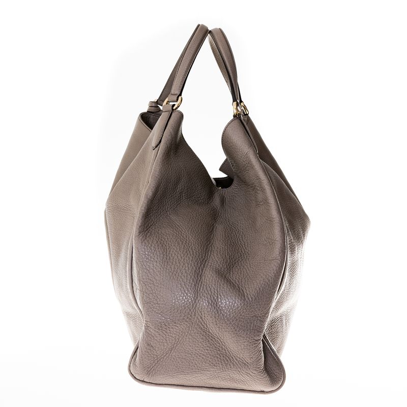 Bolsa-Gucci-Soho-de-Ombro-Cinza